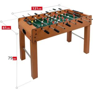 Futbolito Tamaño Real Metegol De Mesa En Madera Calidad: imagen 2