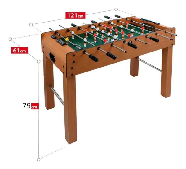 Futbolito Tamaño Real Metegol De Mesa En Madera Calidad