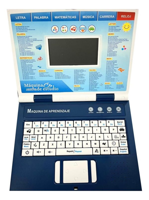 Computadora Niño Educativa Portátil Infantil Con Funciones
