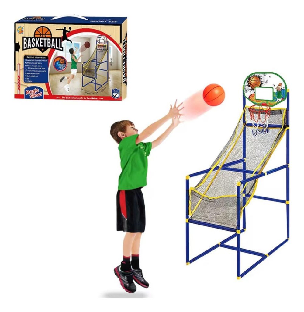 Juego Basketball Infantil Encestar Tablero Mas Pelota X2