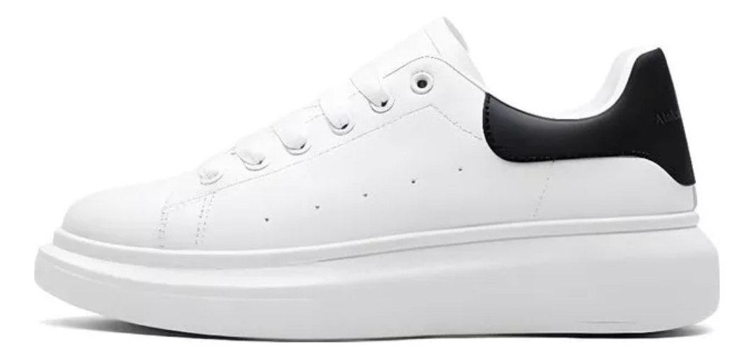 Championes Hombre Dama Unisex Moda Casuales Blancas: imagen 2