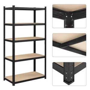 Estanteria Metalica Con Estantes Mdf Industrial Decorativa: imagen 4