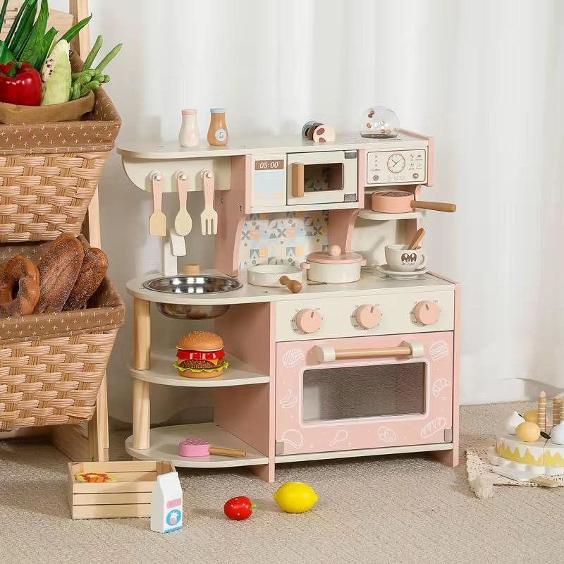 Cocina Juguete Infantil De Madera Para Niños Con Accesorios: imagen 2