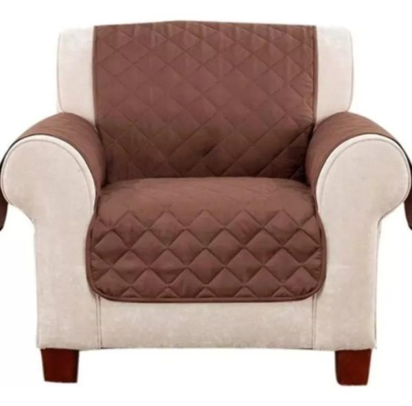 Funda Cubre Sofá Sillon Impermeable Reversible 1 Cuerpo