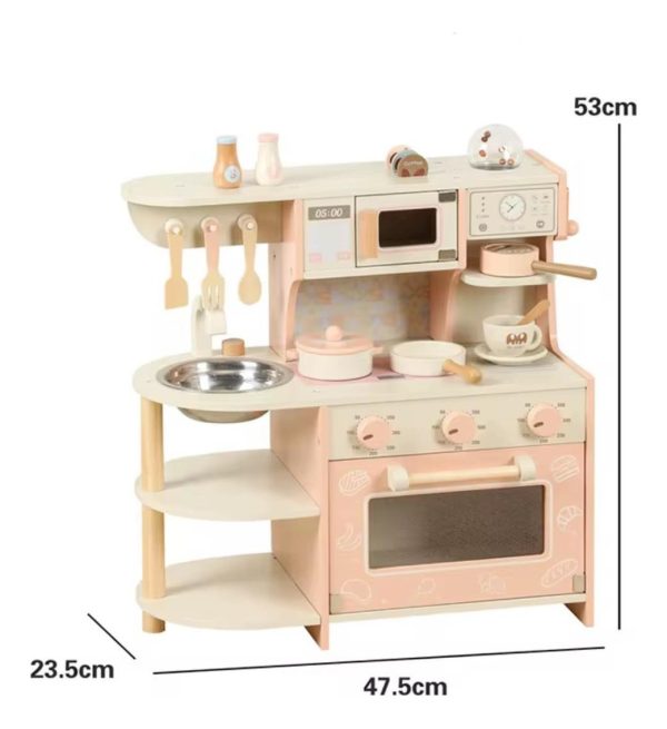 Cocina Juguete Infantil De Madera Para Niños Con Accesorios