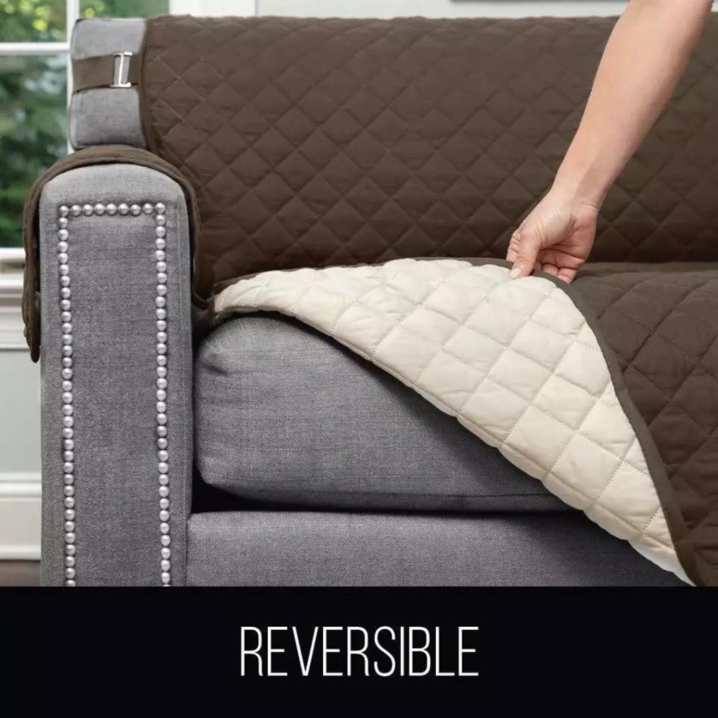 Funda Cubre Sofá Sillon Impermeable Reversible 1 Cuerpo