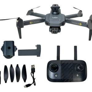 Dron Con Doble Cámara 4k Para Adultos Drone Wifi Con Maletín