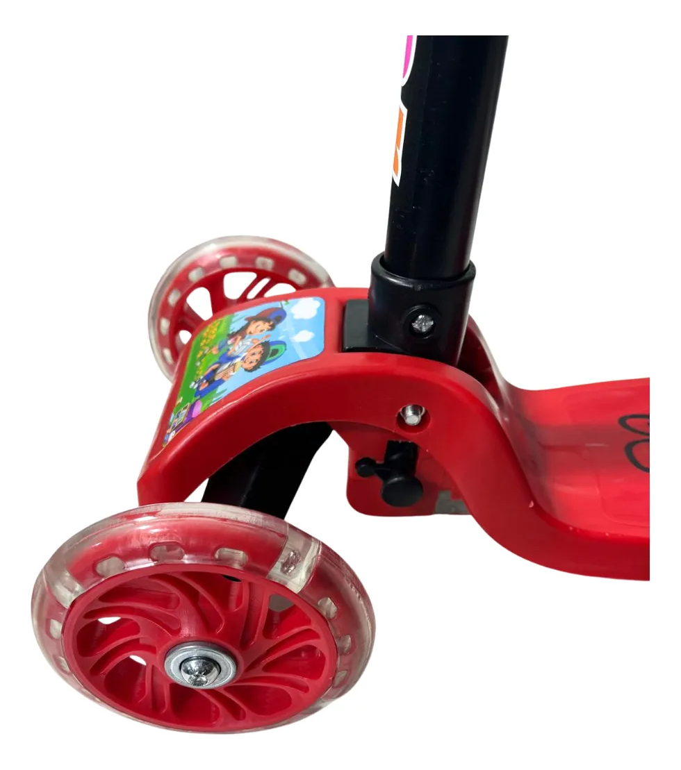 Monopatín Tripatín Scooter Diseños Con Luces Led Regulable: imagen 18