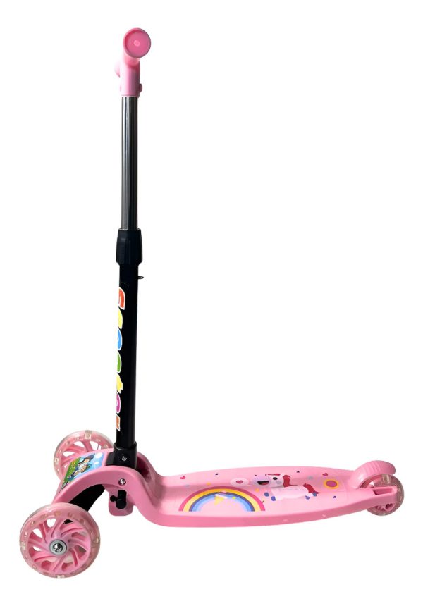 Monopatín Tripatín Scooter Diseños Con Luces Led Regulable