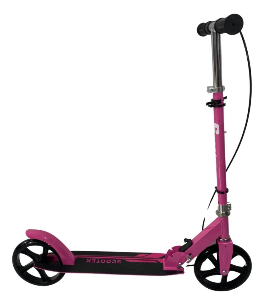 Monopatin Scooter Plegable Ajustable Con Freno Ruedas 20 Cm