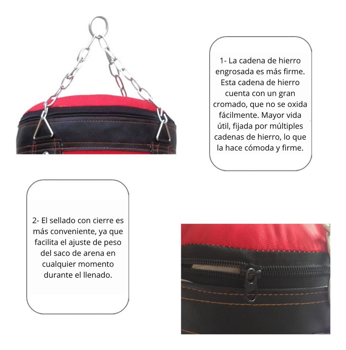 Kit De Boxeo Completo Adulto Bolsa Más Guantes - Imagen 3