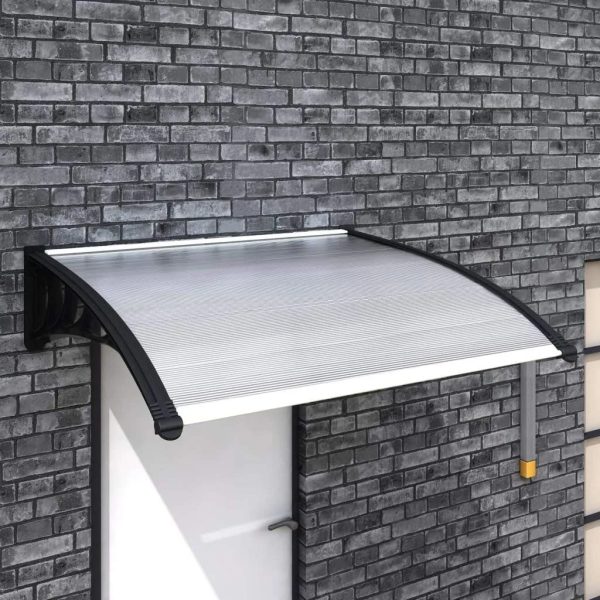 Alero De Policarbonato De 120 X 80 Para Puertas Exteriores