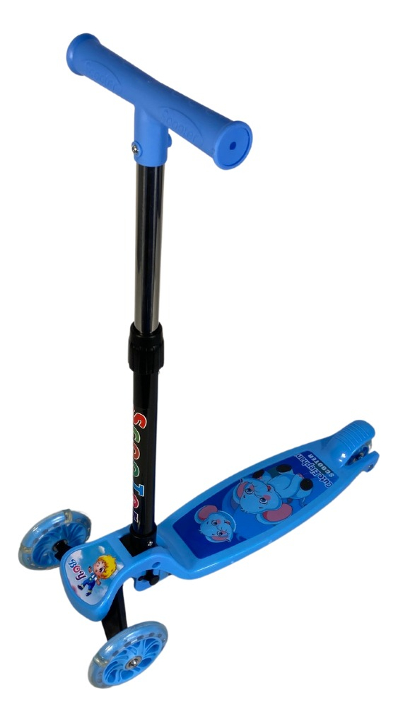Monopatín Tripatín Scooter Diseños Con Luces Led Regulable