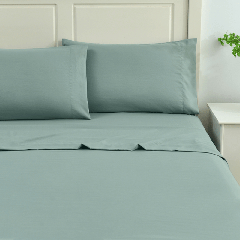 Juego De Sábanas Queen Algodón Y Poliéster Calidad