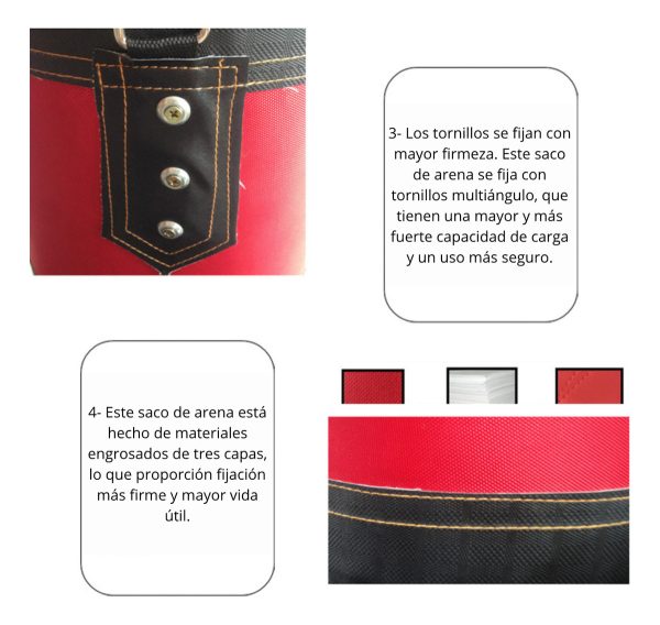 Kit De Boxeo Completo Adulto Bolsa Más Guantes
