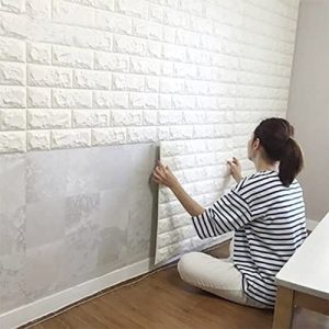Placas Autoadhesivas 3d 70x77 Blanco Ladrillo Pack 30 Placas: imagen 6