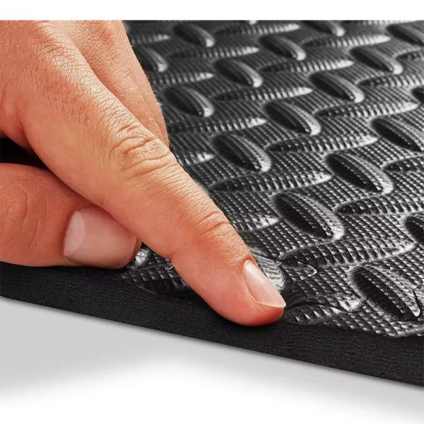 Piso Tatami De Goma Grueso 1x1m X 1 Cm Grosor Gimnasio
