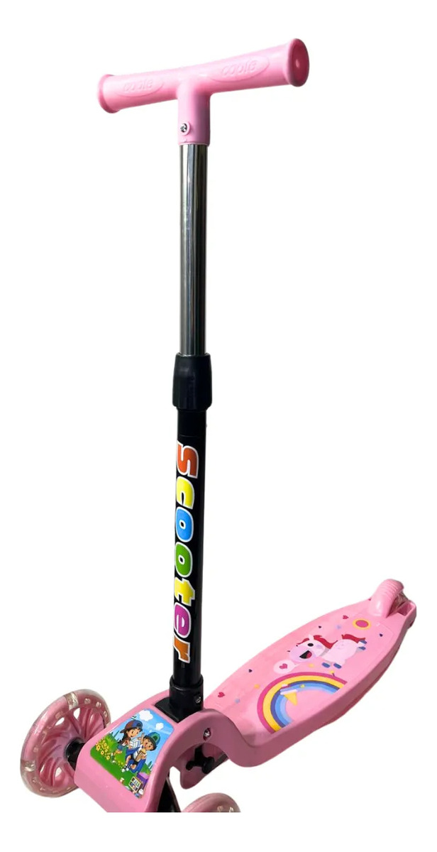 Monopatín Tripatín Scooter Diseños Con Luces Led Regulable: imagen 8