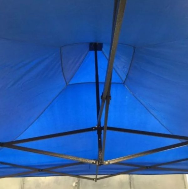 Gazebo Plegable 2x2 Reforzado E Impermeable Filtro Azul