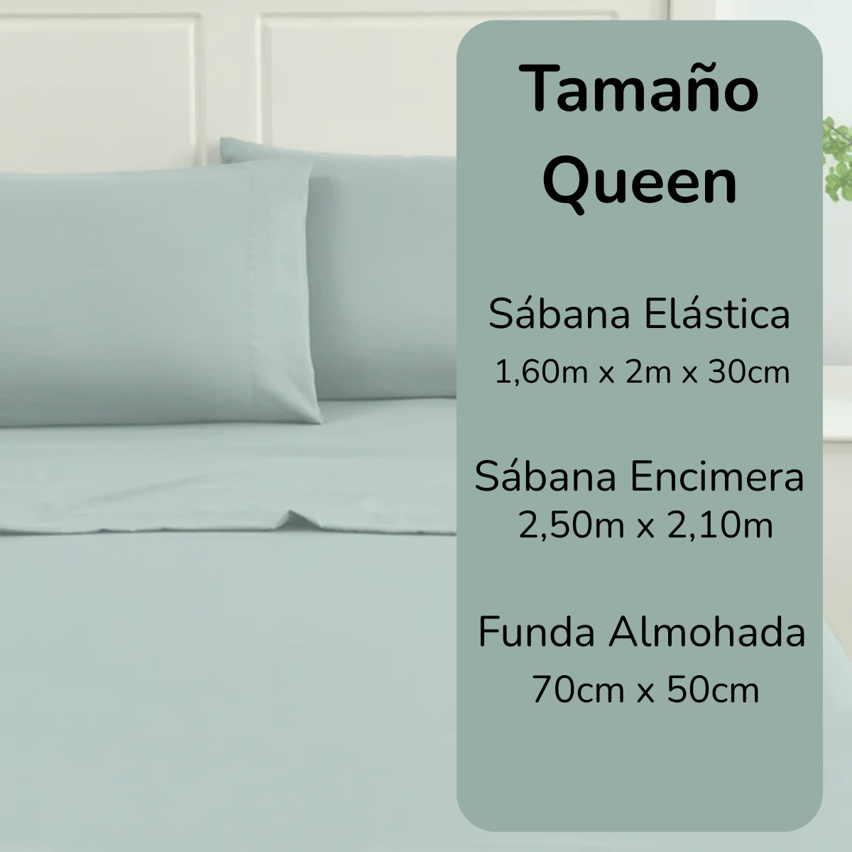 Juego De Sábanas Queen Algodón Y Poliéster Calidad - Imagen 4