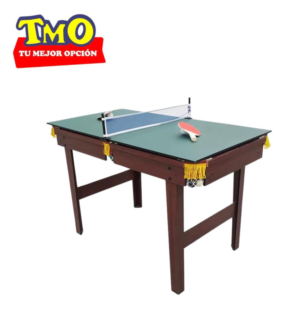 Mesa De Pool Con Mesa De Ping Pong Y Mesa De Comedor 3 En 1