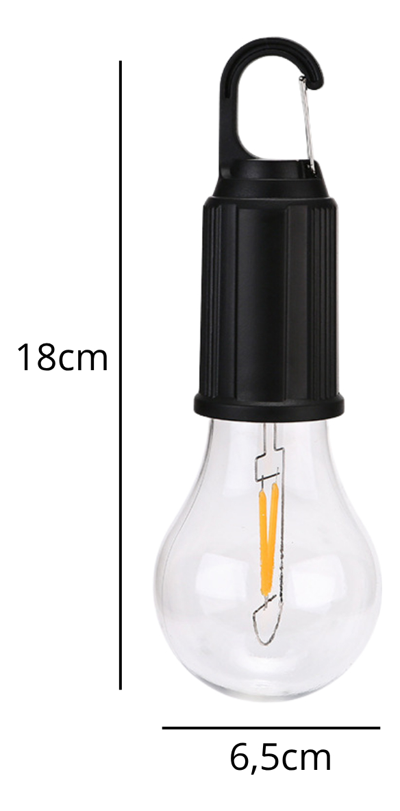 Lampara Portatil Gancho Colgante Solar Y Recargable Usb: imagen 3