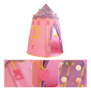 Carpa Infantil Castillo Plegable Para Niños + Luces: imagen 2