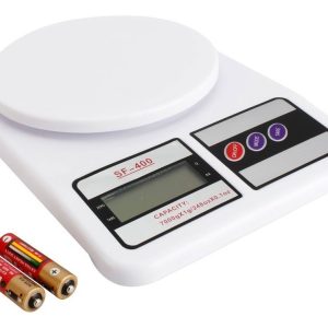 Balanza Digital De Cocina A Pilas Tara 1gr Hasta 10 Kg