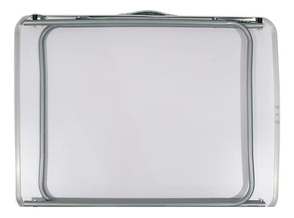 Mesa Jardín Exterior Plegable Aluminio Tipo Valija 70 X 60