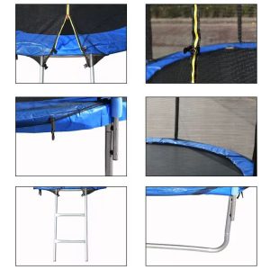 Cama Elastica Niño Trampolín 2,44m Diámetro Cobertor Red: imagen 2