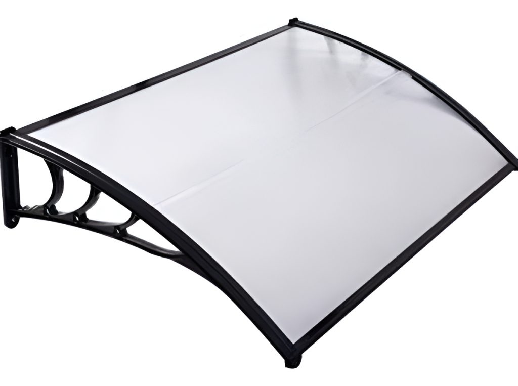 Alero De Policarbonato De 120 X 80 Para Puertas Exteriores