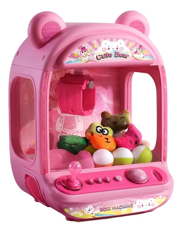 Juego De Maquina Agarra Peluches Con Garra Infantil