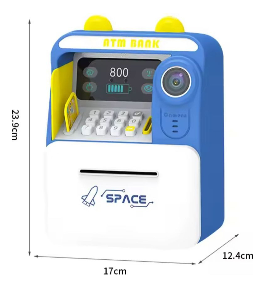 Alcancía Niños Automática Reconocimiento Facial Para Cajero: imagen 4