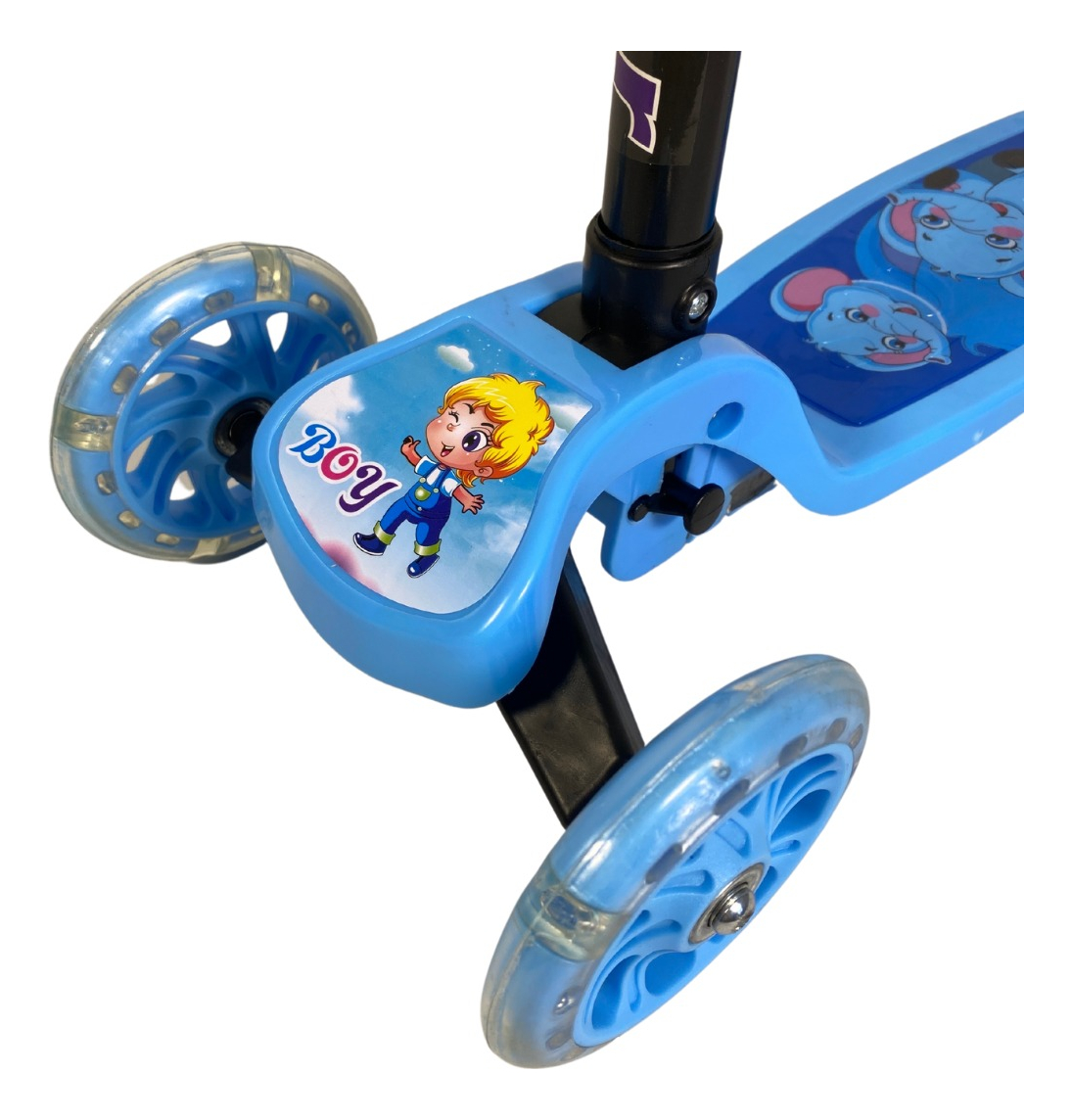 Monopatín Tripatín Scooter Diseños Con Luces Led Regulable: imagen 3