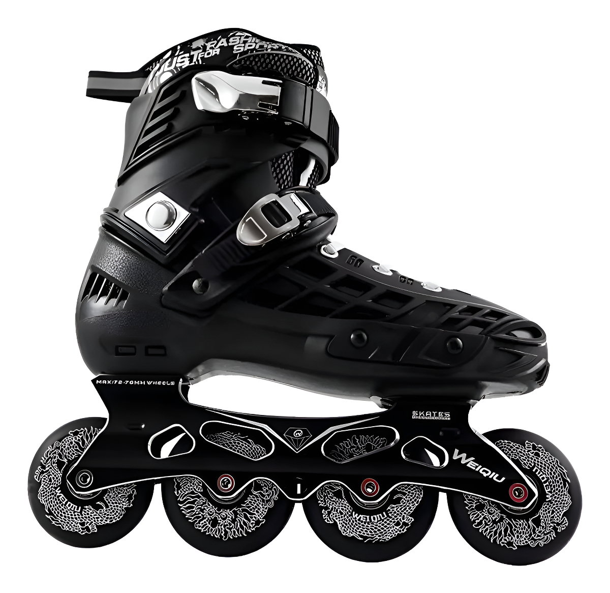Rollers Super Profesional Aluminio Silicona Patines: imagen 1