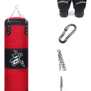 Kit De Boxeo Completo Adulto Bolsa Más Guantes