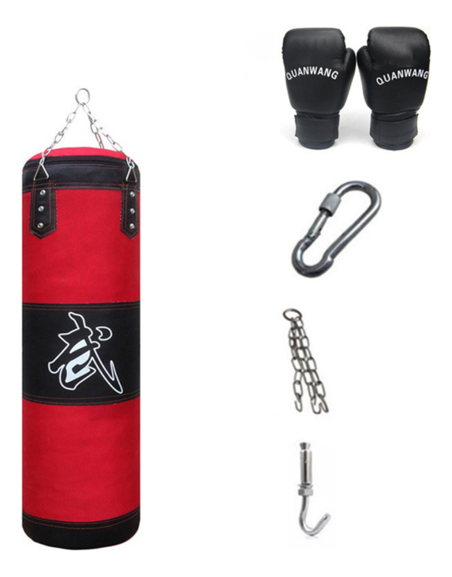 Kit De Boxeo Completo Adulto Bolsa Más Guantes