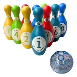 Bowling Juego Bolos Infantil Bowling Juguete Nños Calidad: imagen 2