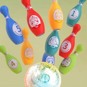 Bowling Juego Bolos Infantil Bowling Juguete Nños Calidad: imagen 4