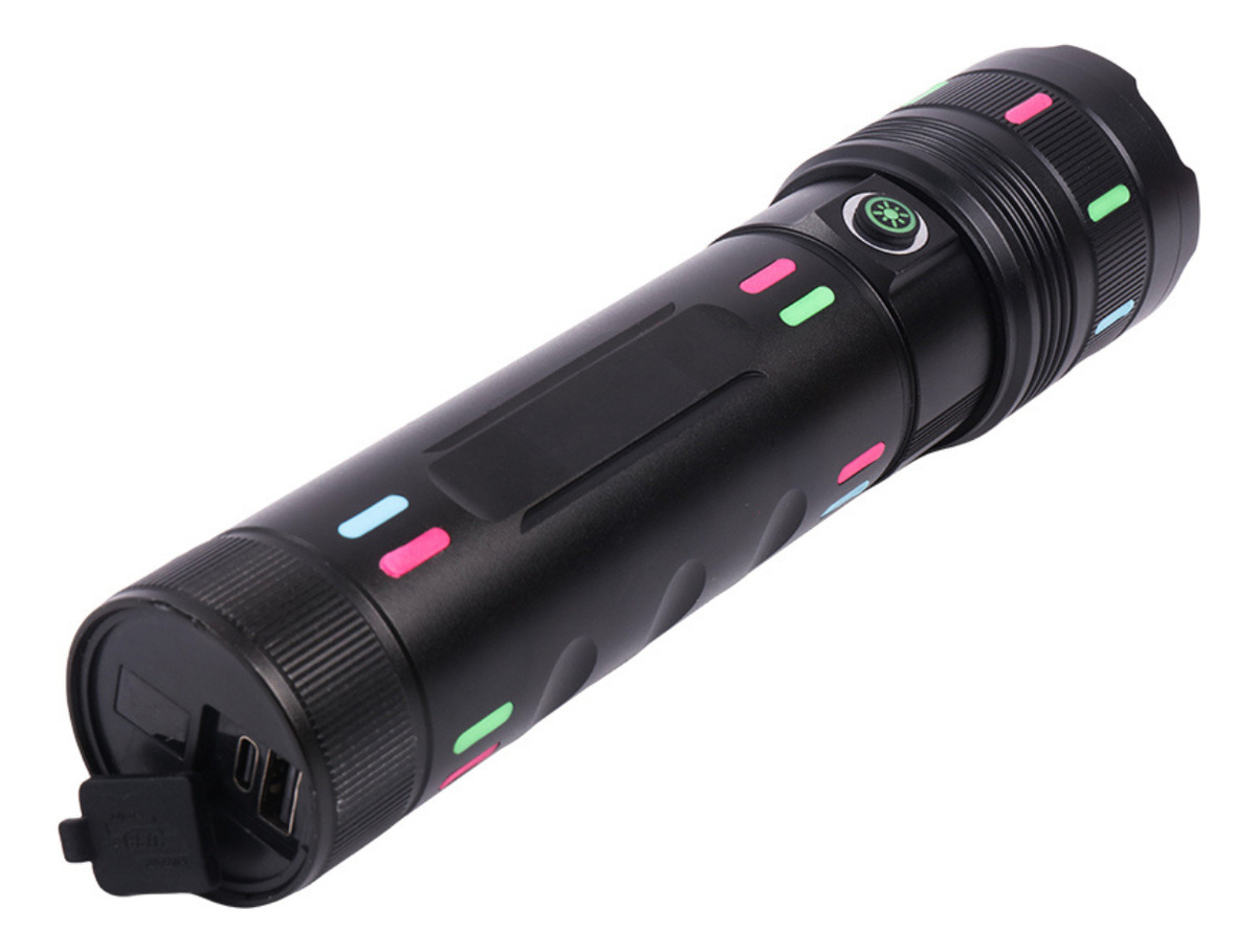 Linterna Portátil Led Recargable Usb Gran Potencia: imagen 2