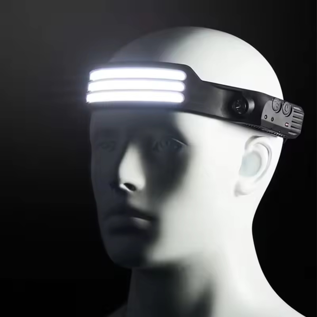 Linterna Tipo Vincha Gran Alcance Recarga Por Usb: imagen 3