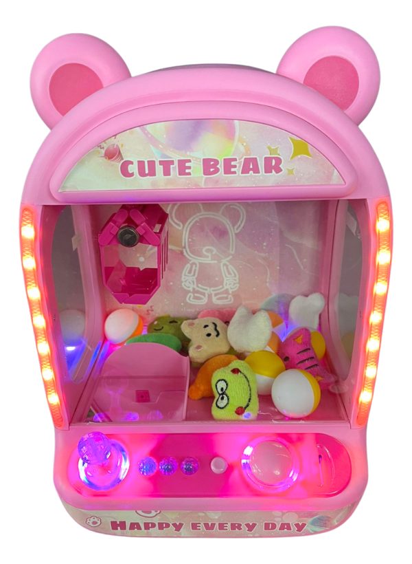 Juego De Maquina Agarra Peluches Con Garra Infantil