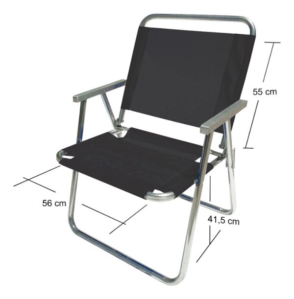 Silla De Playa Tamaño Grande Xl Calidad Aluminio