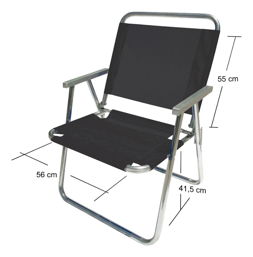Silla De Playa Tamaño Grande Xl Calidad Aluminio: imagen 2