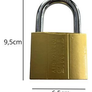 Candado De Bronce Industrial 63mm 3 Llaves: imagen 3