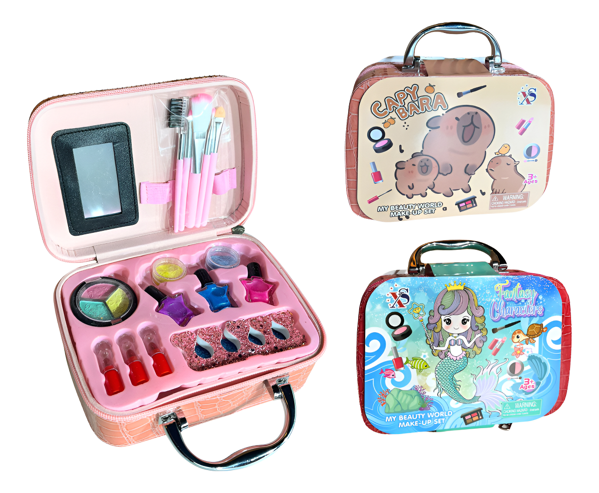 Juego Kit Maquillaje Belleza Para Niñas Lavables: imagen 1