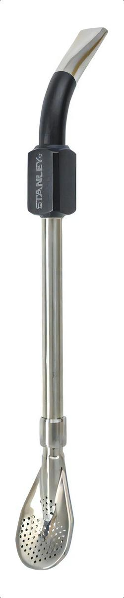 Bombilla Para Mate Stanley Spoon Acero Inoxidable Color Negro