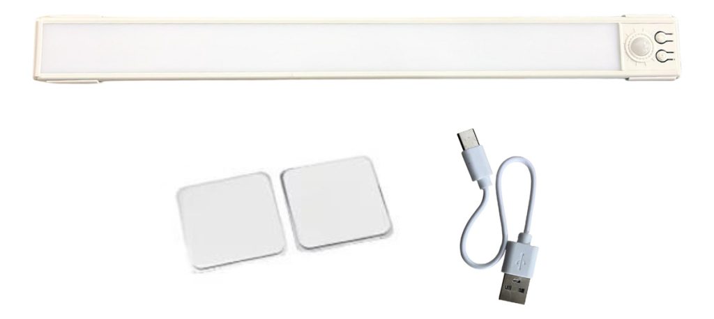 Tubo Luz Led Lampara Fina Recargable Usb 40cm