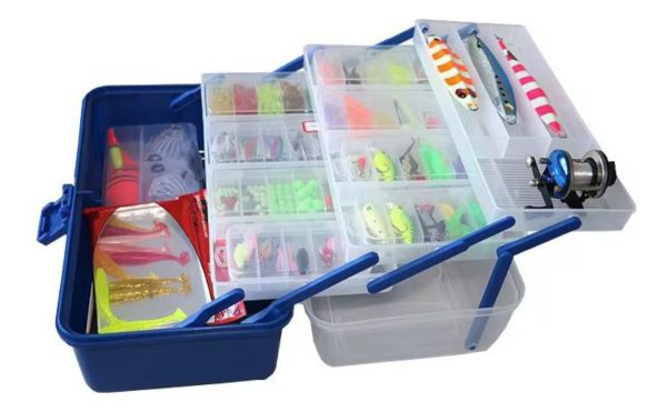 Caja De Pesca 3 Bandejas Deslizables Tipo Maletin Calidad