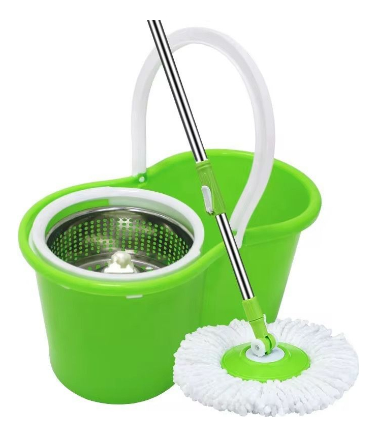 Balde Mopa Trapeador 360° Centrifugado + Mopas De Regalo - Imagen 2